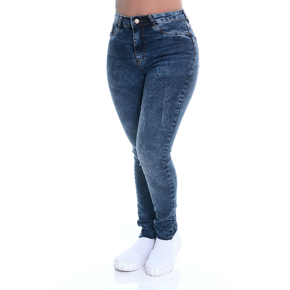 Calça Skinny Jeans 4 228051;Cor:Azul;Tamanho:36